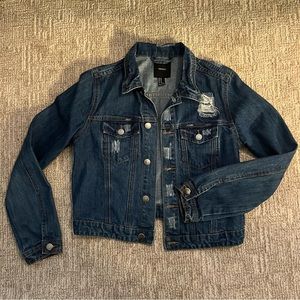 Forever 21 Cropped Jean Jacket